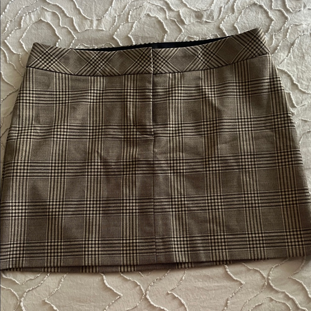 Plaid Mini Skirt